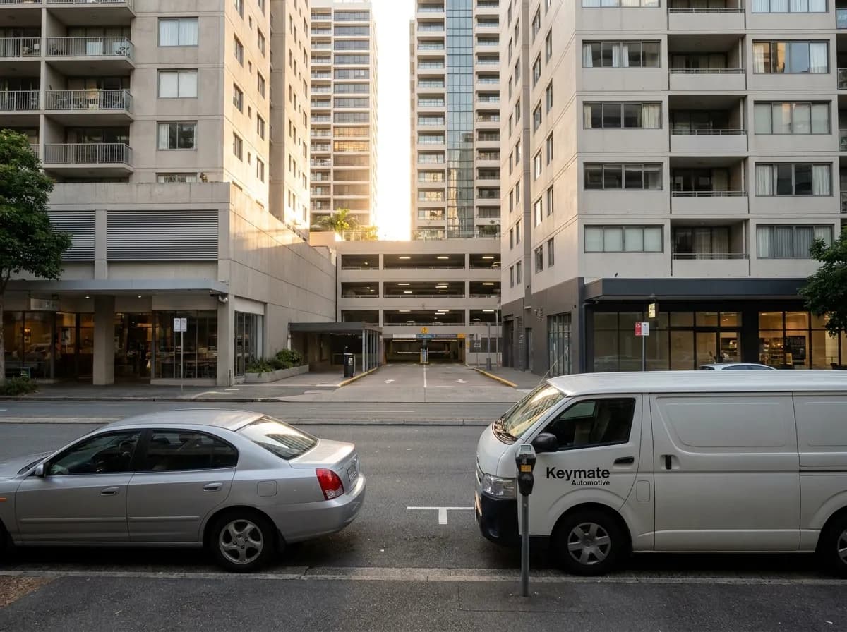 Brisbane CBD, Brisbane — mobile auto locksmith serving parking stations, apartment-tower basements and ground-level street parking
