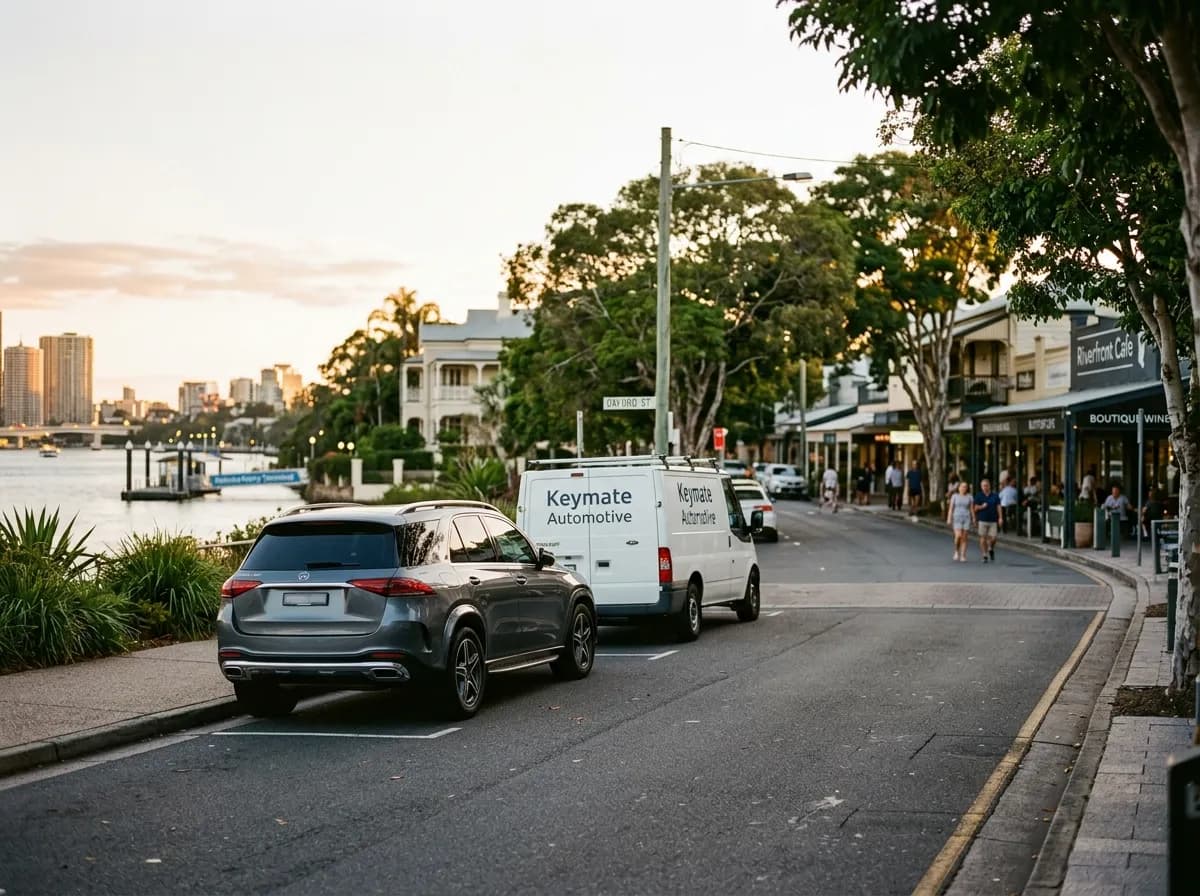 Bulimba, Brisbane — mobile auto locksmith serving riverside prestige homes, the Oxford Street strip and ferry-commuter parking