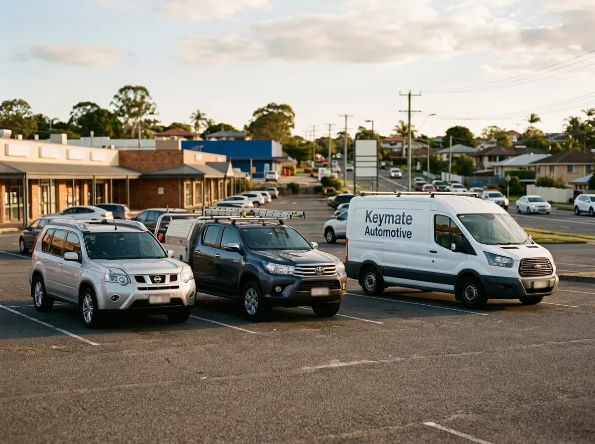 Capalaba, Brisbane — mobile auto locksmith serving the Redlands retail hub, big-box car parks and tradie-heavy family estates