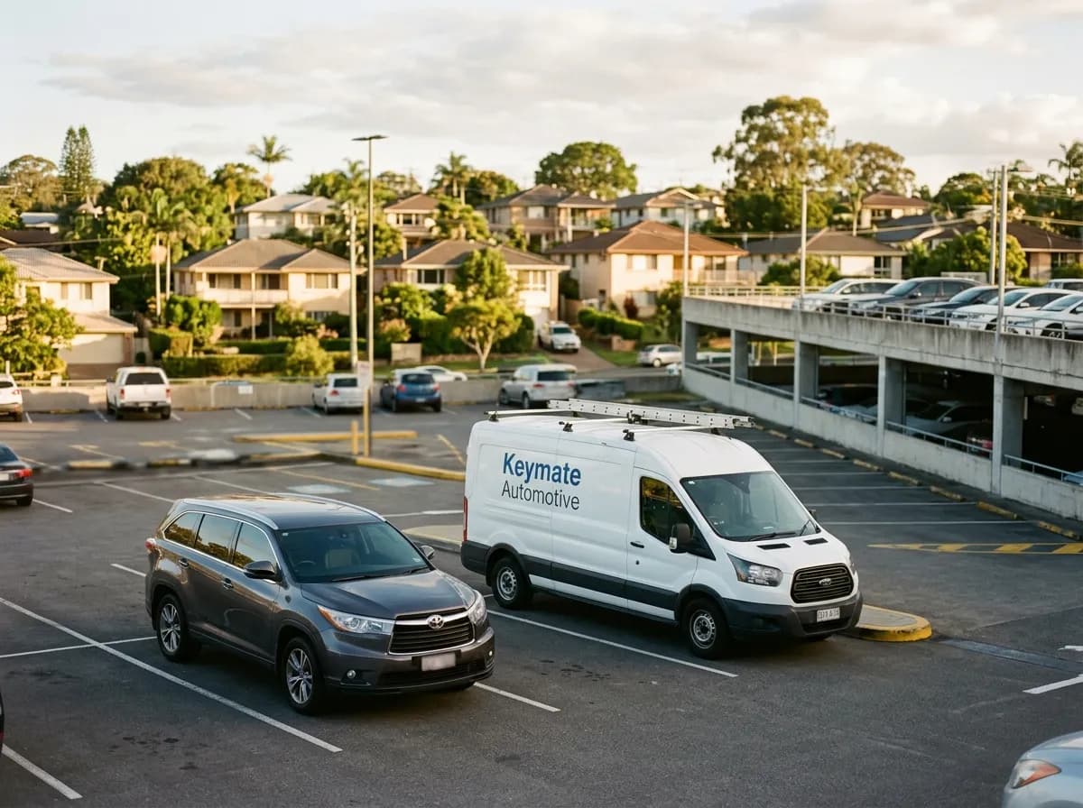Carindale, Brisbane — mobile auto locksmith serving Westfield Carindale, large family homes and big multi-level car parks