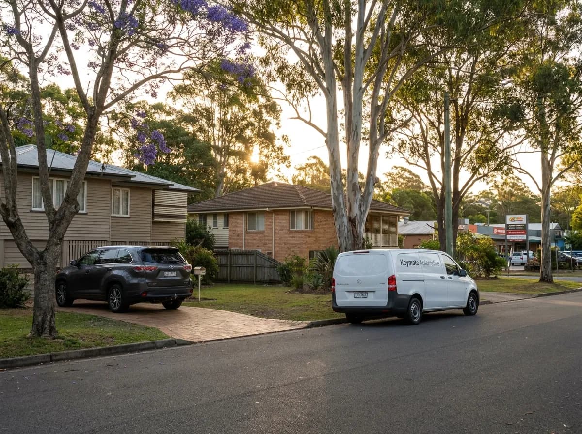 Kenmore, Brisbane — mobile auto locksmith serving leafy western family homes, Kenmore Village retail and two-car driveways