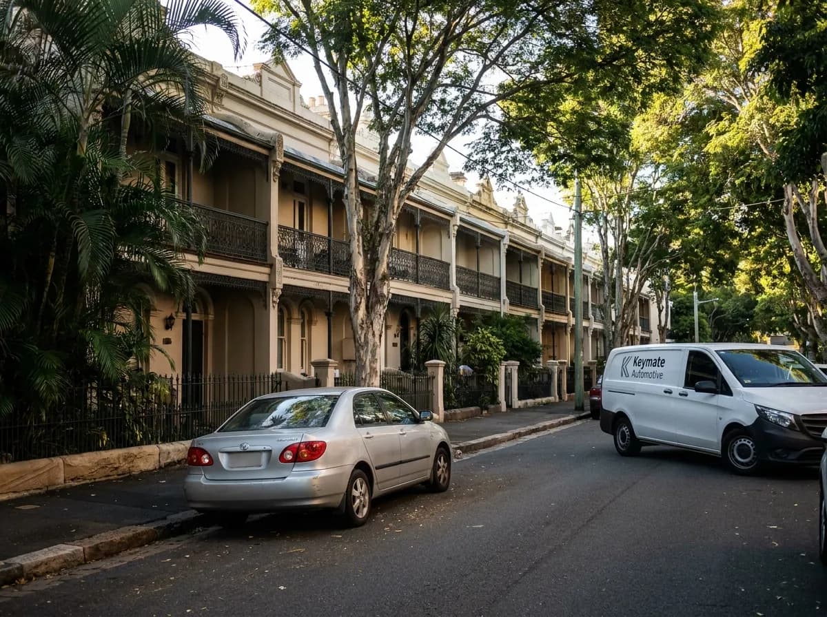 Spring Hill, Brisbane — mobile auto locksmith serving the Wickham Terrace medical precinct, heritage terraces and tight on-street parking
